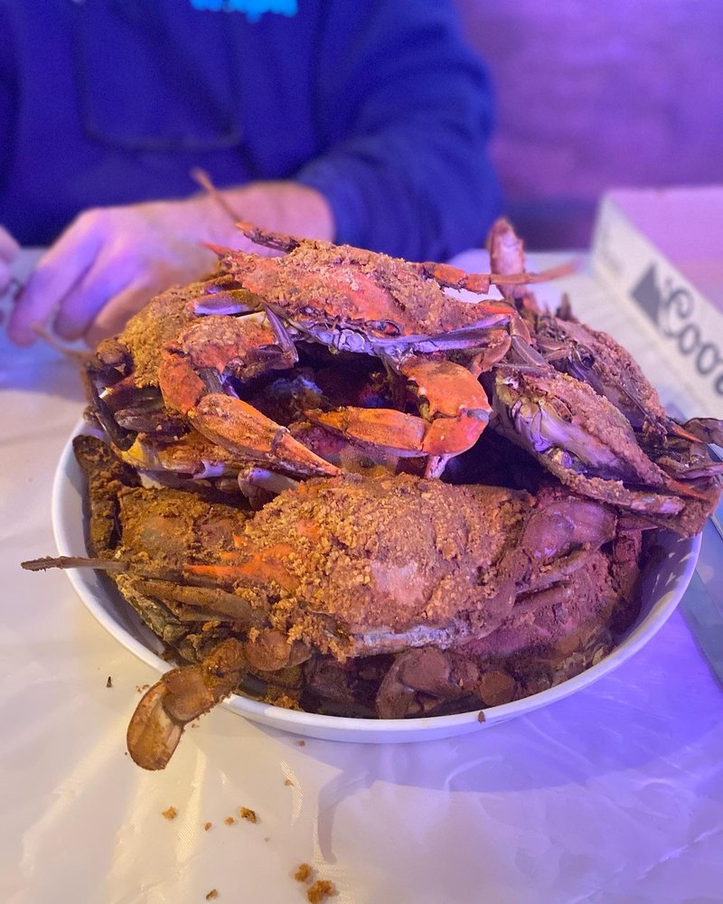 A bucket of crabs