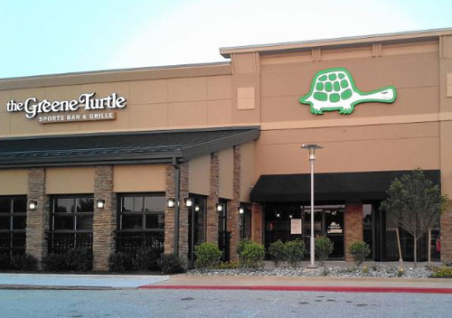 exterior of the greene turtle bel air