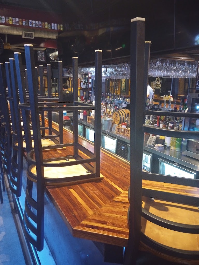 Interior bar top of Remington's