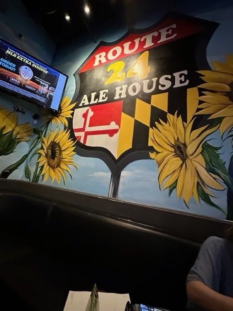 Route 24 Ale House Mural on interior wall