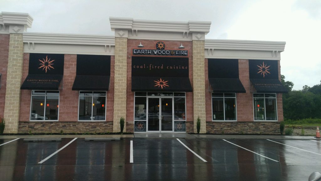 exterior of earth, wood & fire fallston
